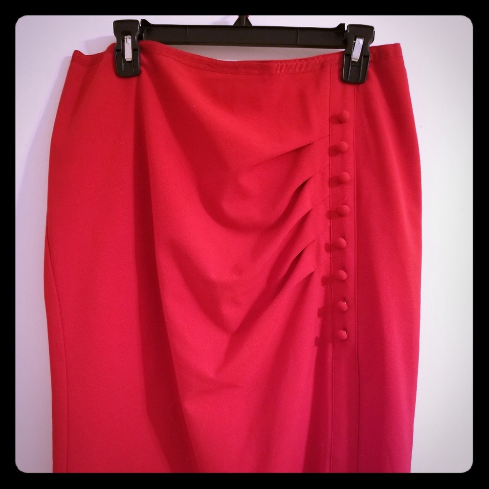 Red skirt